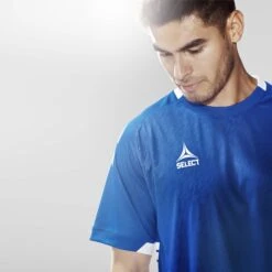 SELECT Spain Short Sleeve Player Shirt -Sports Wear Shop 8559559 600069 blue Player Shirt SS Spain closeup